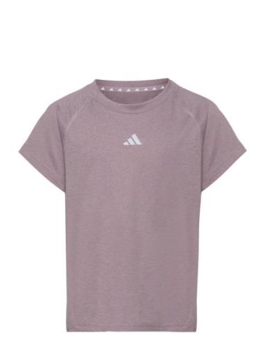 Jg Tee Lux Sport T-shirts Short-sleeved Pink Adidas Performance