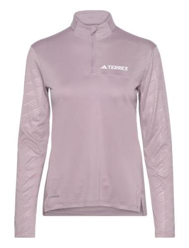 Adidas Terrex Terrex Multi Half-Zip Long-Sleeve Top Rosa