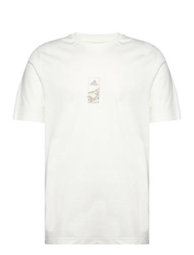 M Ss Mirage T Tops T-shirts Short-sleeved Beige Adidas Sportswear