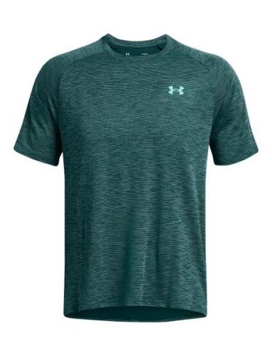 Ua Tech Textured Ss Tops T-shirts Short-sleeved Green Under Armour