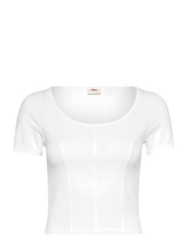 Mars Corset Tee White + Tops T-shirts & Tops Short-sleeved White LEVI´...