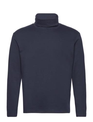 Longsleeve Turtleneck Tops T-shirts Long-sleeved Navy Tom Tailor