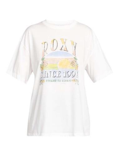 Dreamers Women A Sport T-shirts & Tops Short-sleeved White Roxy