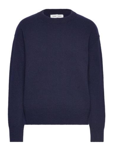 Marly Crew Neck 14972 Tops Knitwear Jumpers Navy Samsøe Samsøe