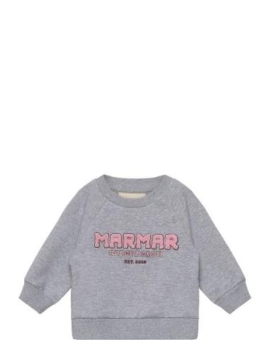 Theos B Tops Sweat-shirts & Hoodies Sweat-shirts Grey MarMar Copenhage...
