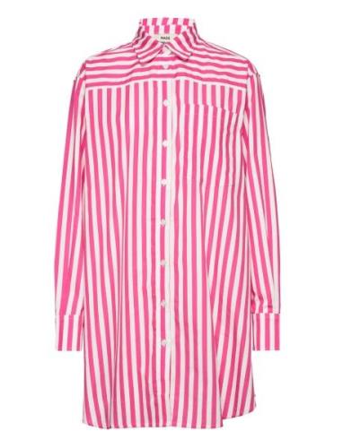Light Poplin Nuella Shirt Aop Tops Shirts Long-sleeved Pink Mads Nørga...