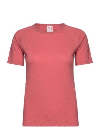 Kari Traa Sanne Wool Tee Rosa