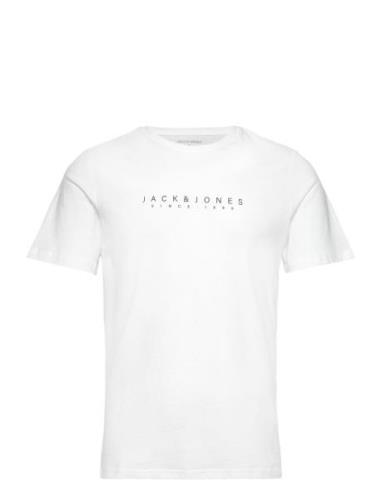 Jjsetra Tee Ss Crew Neck Tops T-shirts Short-sleeved White Jack & J S