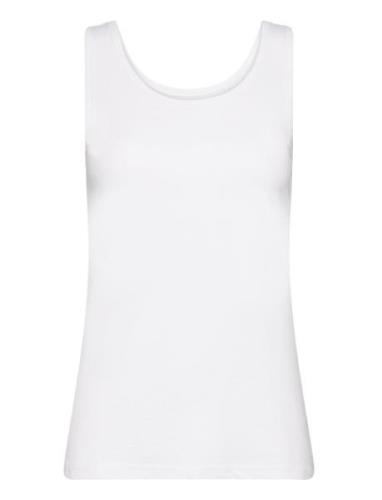 Women's Tank Top Tops T-shirts & Tops Sleeveless White NORVIG