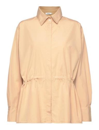 Jill Tops Shirts Long-sleeved Beige Stylein