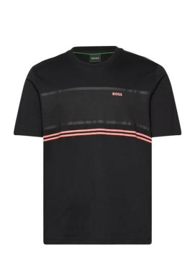 Tee 8 Sport T-shirts Short-sleeved Black BOSS