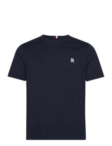 Tommy Hilfiger Monogram Imd Tee Marinblå