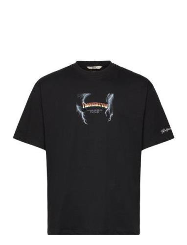 Rrpedro Tee Tops T-shirts Short-sleeved Black Redefined Rebel