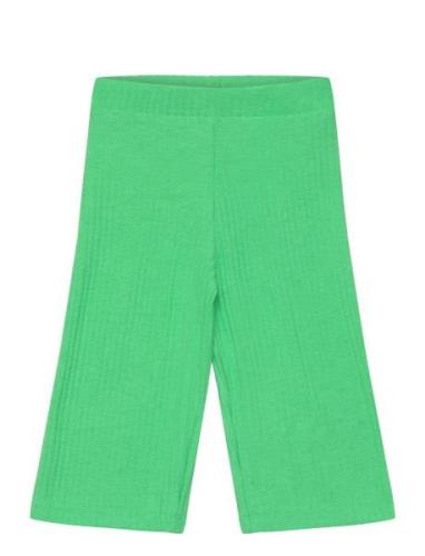 Kmgnella Wide Pant Jrs Bottoms Trousers Green Kids Only