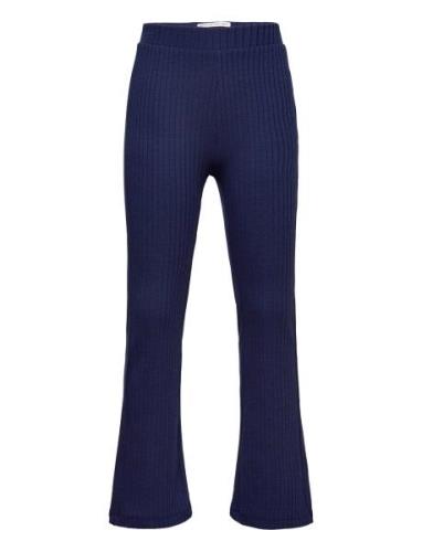 Flared Rib Leggings Bottoms Trousers Blue Tom Tailor