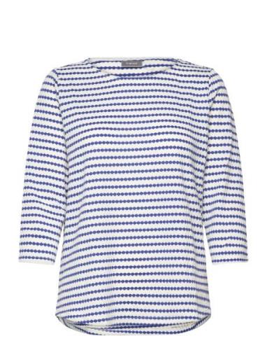Frjosie Tee 2 Tops T-shirts & Tops Long-sleeved Blue Fransa