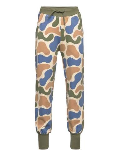 Geggamoja College Pants Beige Terazzo Multi/patterned