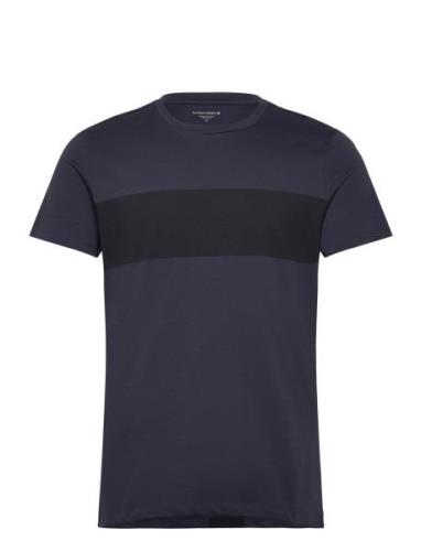 Borg T-Shirt Stripe Sport T-shirts Short-sleeved Grey Björn Borg