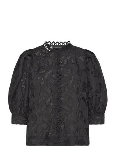 Cmmala-Shirt Tops Blouses Short-sleeved Black Copenhagen Muse