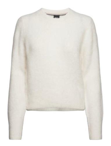 Fleuretty Tops Knitwear Jumpers White BOSS