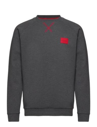 Patch Sweatshirt Designers Sweat-shirts & Hoodies Sweat-shirts Grey HU...