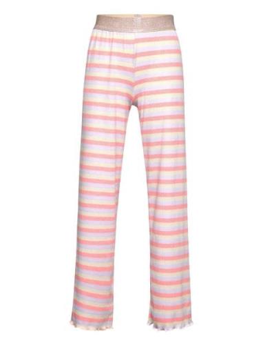 Tnfridan Wide Rib Pants Bottoms Trousers Pink The New