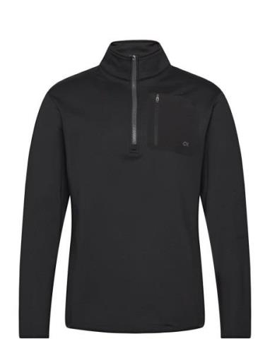 Calvin Klein Golf Delta 1/2 Zip Mid-Layer Svart