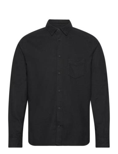 Arden Ls Shirt Tops Shirts Casual Black AllSaints