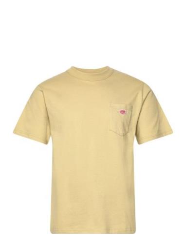Basic Pocket T-Shirt Héritage Tops T-shirts Short-sleeved Yellow Armor...