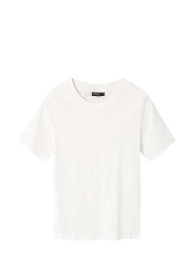 Nlfnove Ss Short S Top Tops T-shirts Short-sleeved White LMTD