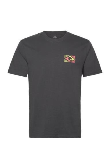 Traditions Tee Sport T-shirts Short-sleeved Black Rip Curl