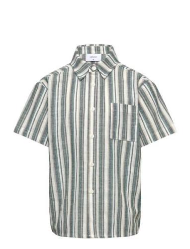 Grunt Namur Stripe Shirt Grön