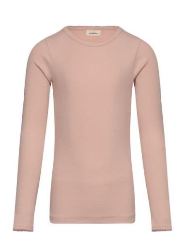 Lil'Atelier Nmfgago Kin Ls Slim Top Lil Rosa