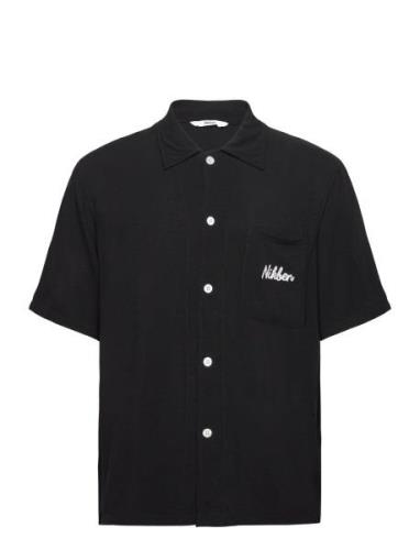 Nb Dad Shirt Black Designers Shirts Short-sleeved Black Nikben