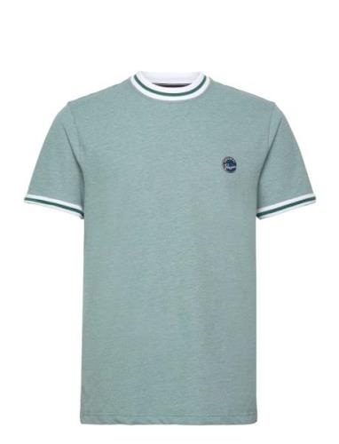 Micro Birdseye Pique Tops T-shirts Short-sleeved Green Original Pengui...