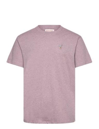 Loose T-Shirt Tops T-shirts Short-sleeved Purple Revolution