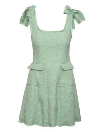 Lima Boucle Mini Dress Designers Short Dress Green Malina