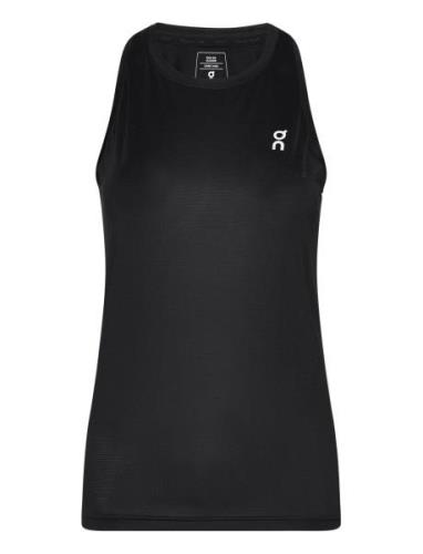 Core Tank Tops T-shirts & Tops Sleeveless Black On