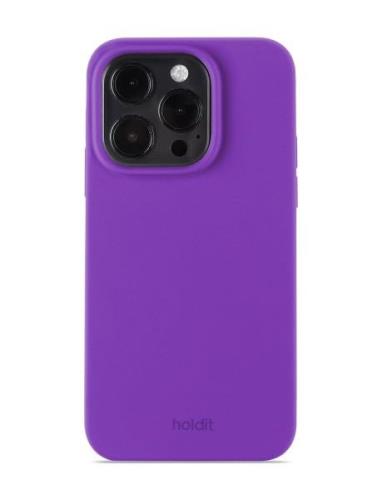 Silic Case Iph 14 Pro Mobilaccessoarer-covers Ph Cases Purple Holdit