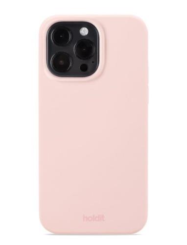 Silic Case Iph 14 Promax Mobilaccessoarer-covers Ph Cases Pink Holdit