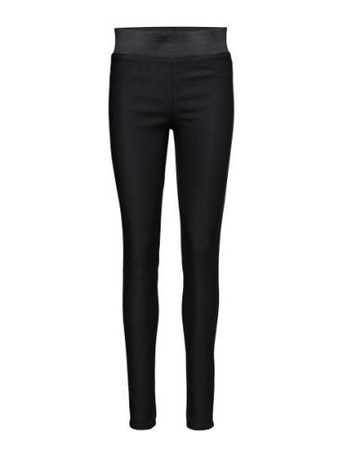Fqshantal-Pa-Power Bottoms Trousers Slim Fit Trousers Black FREE/QUENT