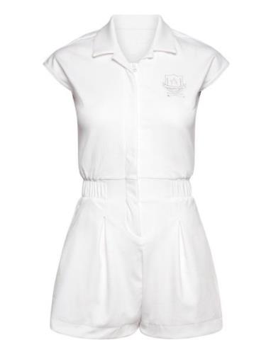 W Go-To Rmpr Sport Short Dress White Adidas Golf
