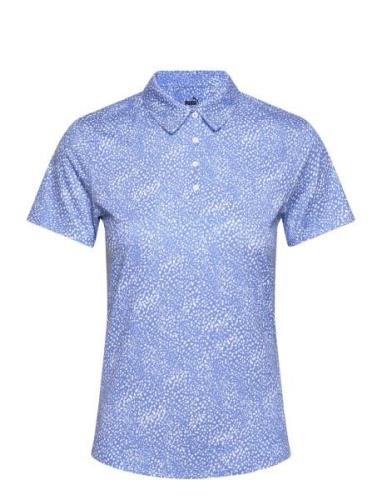W Cloudspun Microdot Ss Polo Tops T-shirts & Tops Polos Blue PUMA Golf