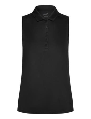W Pure Sl Polo Tops T-shirts & Tops Polos Black PUMA Golf