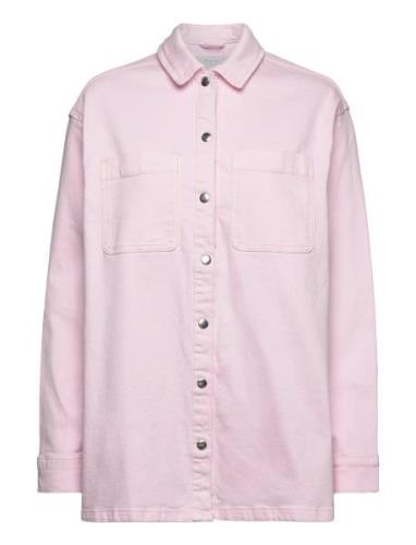 NOISY MAY Nmalva L/S Color Denim Shacket Rosa