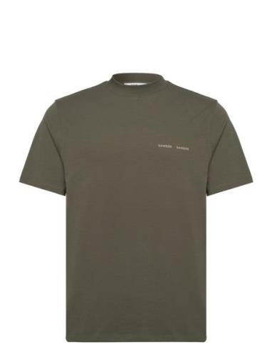 Norsbro T-Shirt 6024 Designers T-shirts Short-sleeved Green Samsøe Sam...