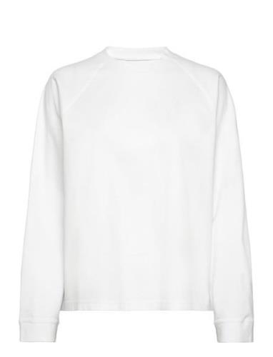 Thelma Ls Tee Tops T-shirts & Tops Long-sleeved White Ahlvar Gallery