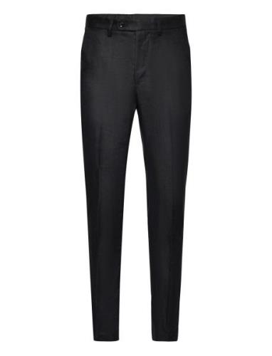 100% Linen Suit Trousers Bottoms Trousers Formal Black Mango