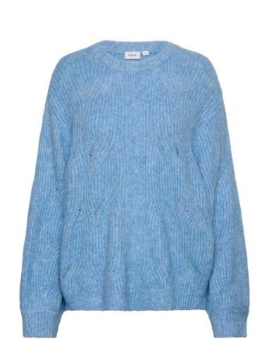Arabellasz Pullover Tops Knitwear Jumpers Blue Saint Tropez