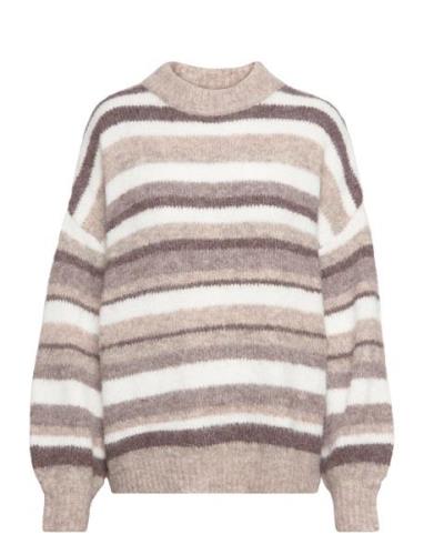 Patrisia Knit Pullover Tops Knitwear Jumpers Brown A-View